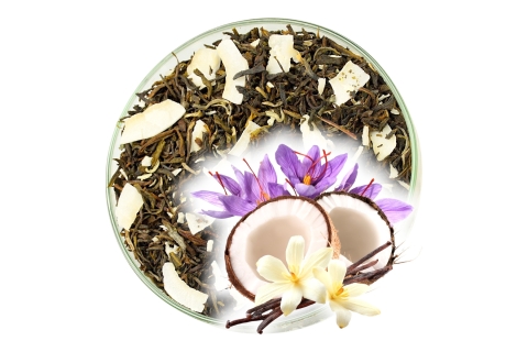 Herbata Biała FUJIAN WHITE KOKOS WANILIA (KT) (50g) Wanilia z Nutą Kokosa